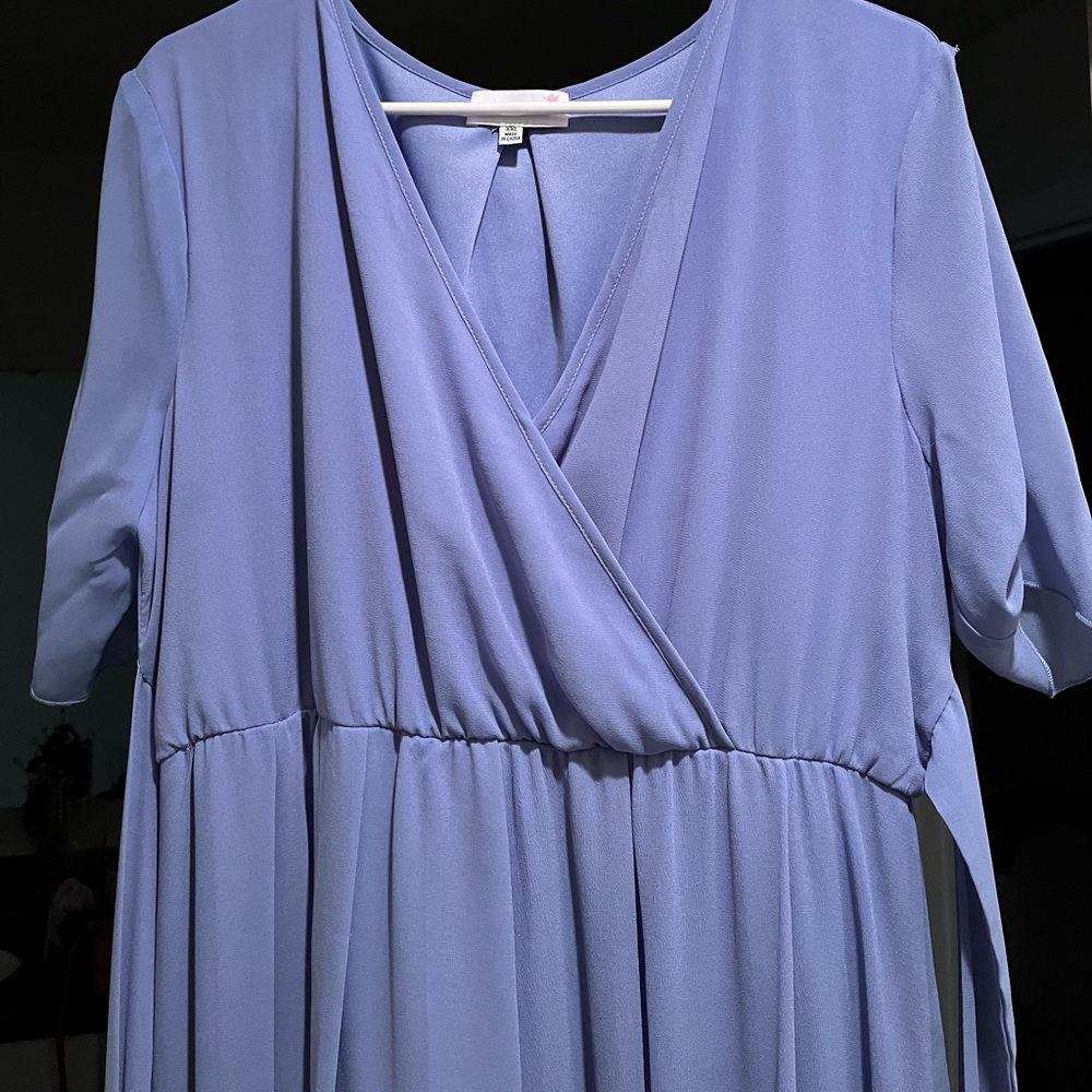faeriesty blue bridesmaids dress plus size